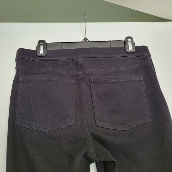 Spanx Jean-ish Ankle Leggings Black Stretch Slimming Pants Size Large - Picture 11 of 11